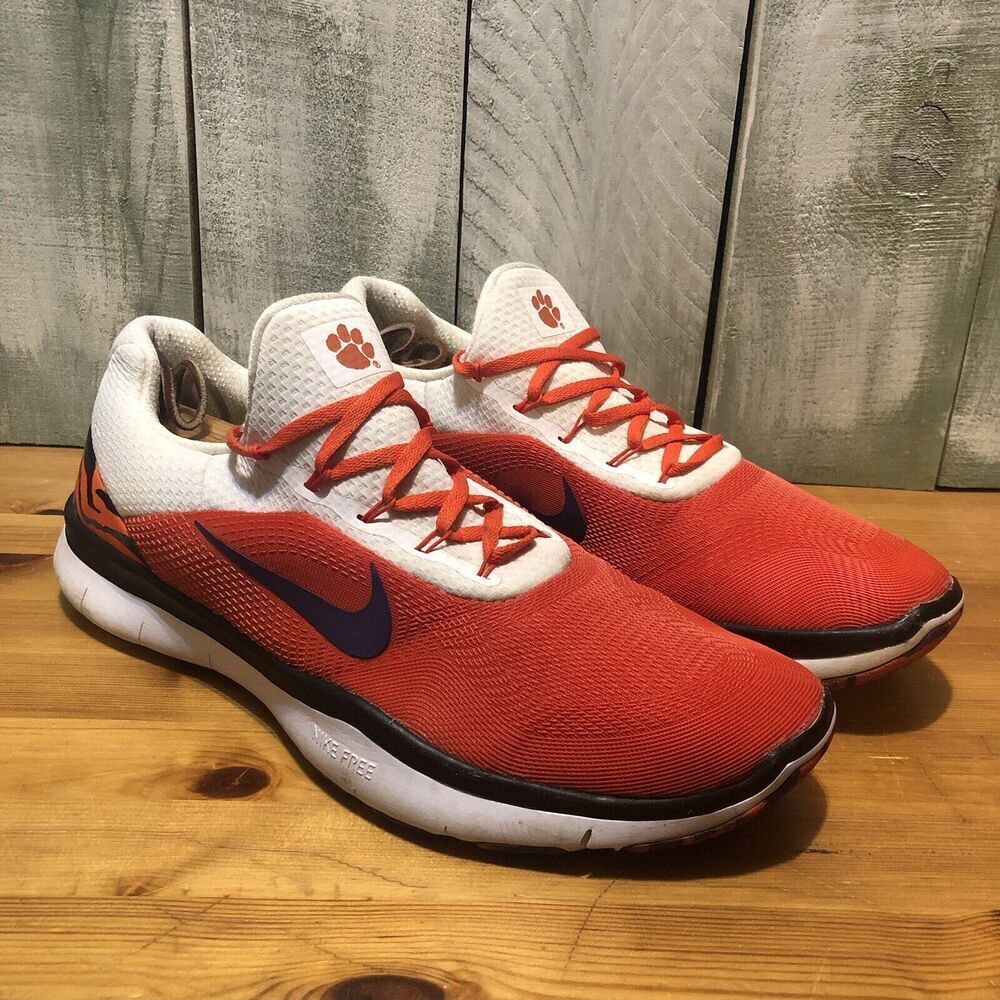 Nike Free Trainer V2 Shoes Men's 14 Week Zero "Clemson Tigers" AA0881-803